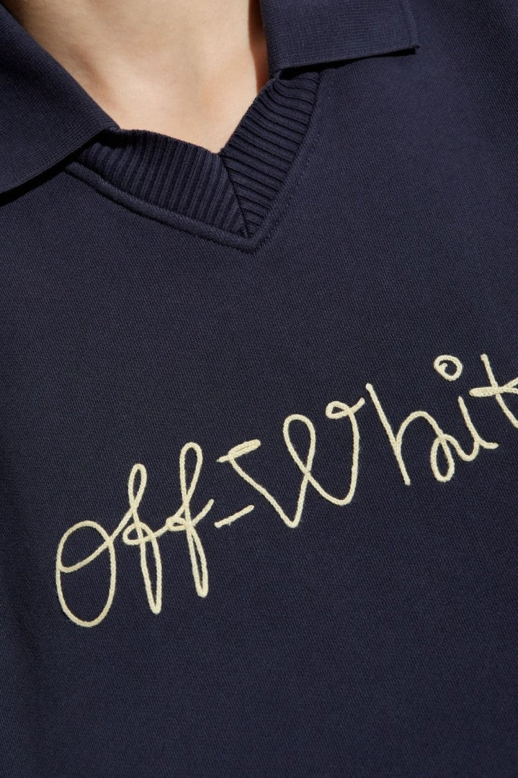 Off-White Logo Sweater – Blue