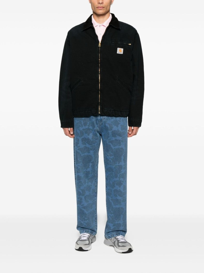 Carhartt Wip Brown Corduroy Collar Canvas Jacket