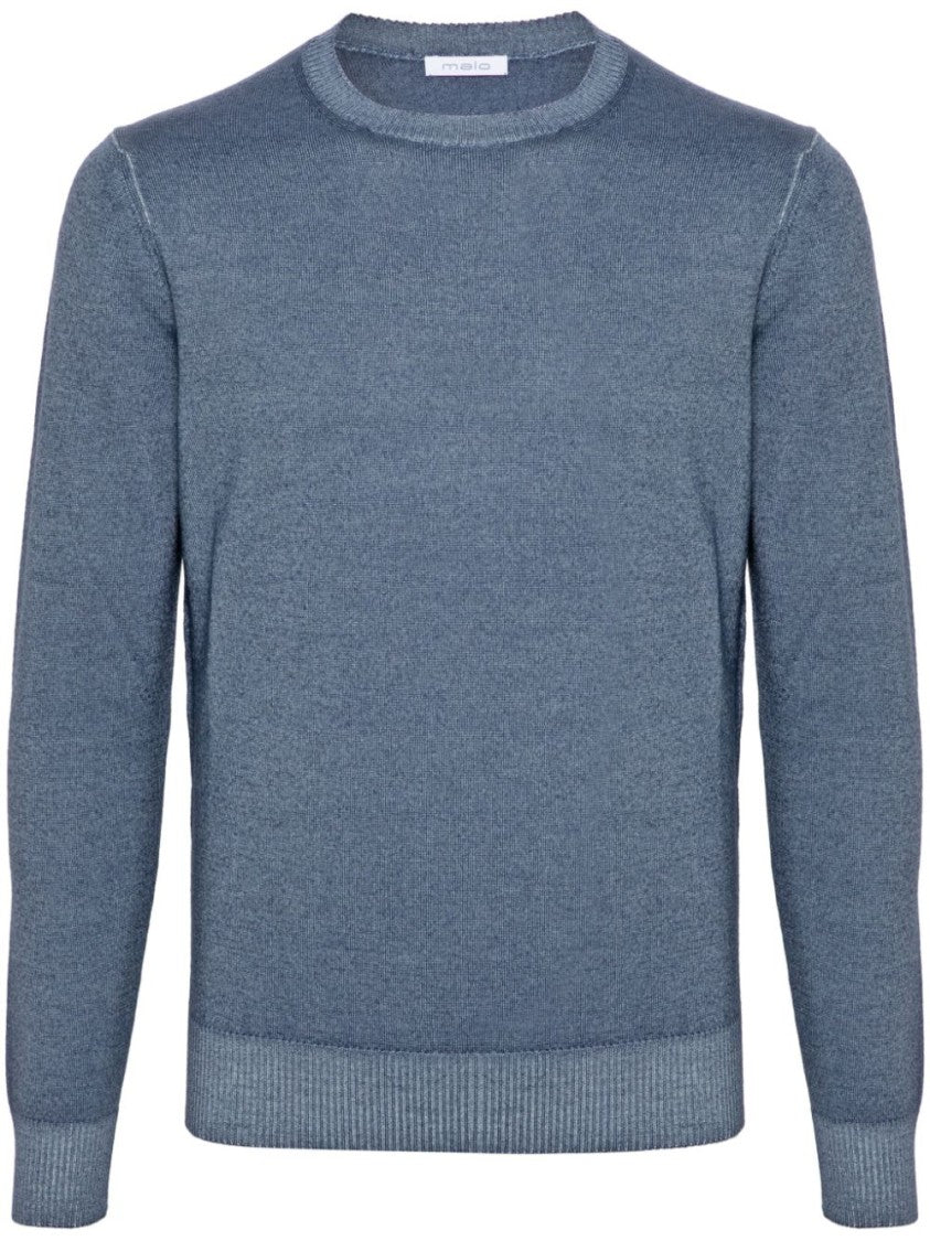 Malo Wool Crewneck Sweater