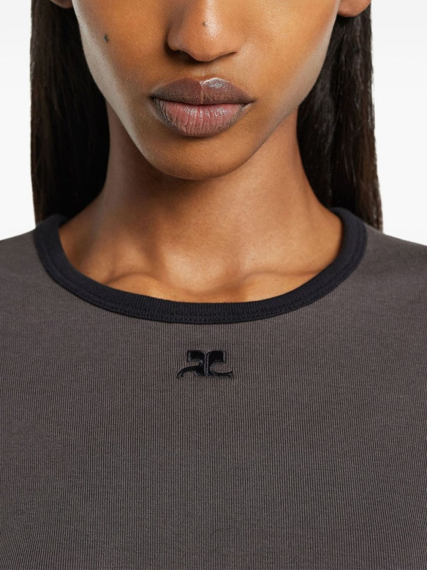 Courrèges Signature Contrast T-Shirt