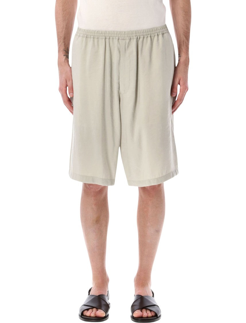 Emporio Armani Black Jogging Minimalist Athletic Shorts