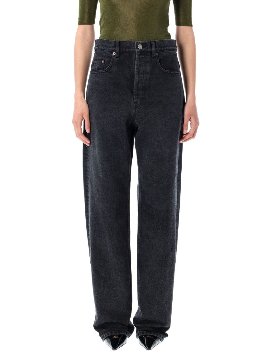 Saint Laurent Used Paris Denim Carrot-Fit Jeans