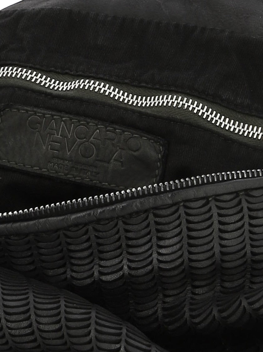 Giancarlo Nevola Textured Calf Leather Shoulder Bag
