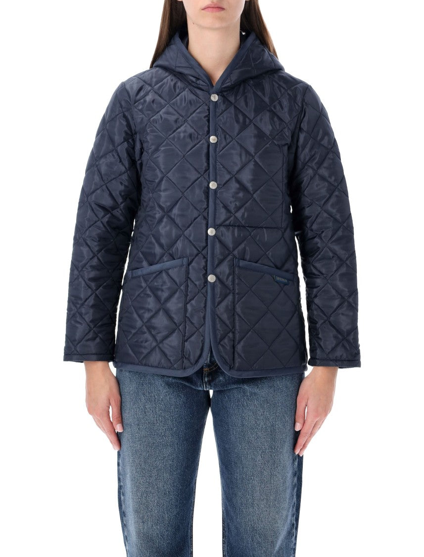 Comme Des Garçons Tailored Quilted Short Coat With High Collar