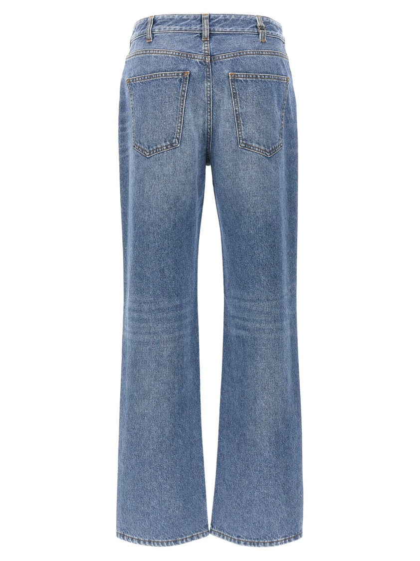 Chloé Wide-Leg High-Waisted Denim Jeans