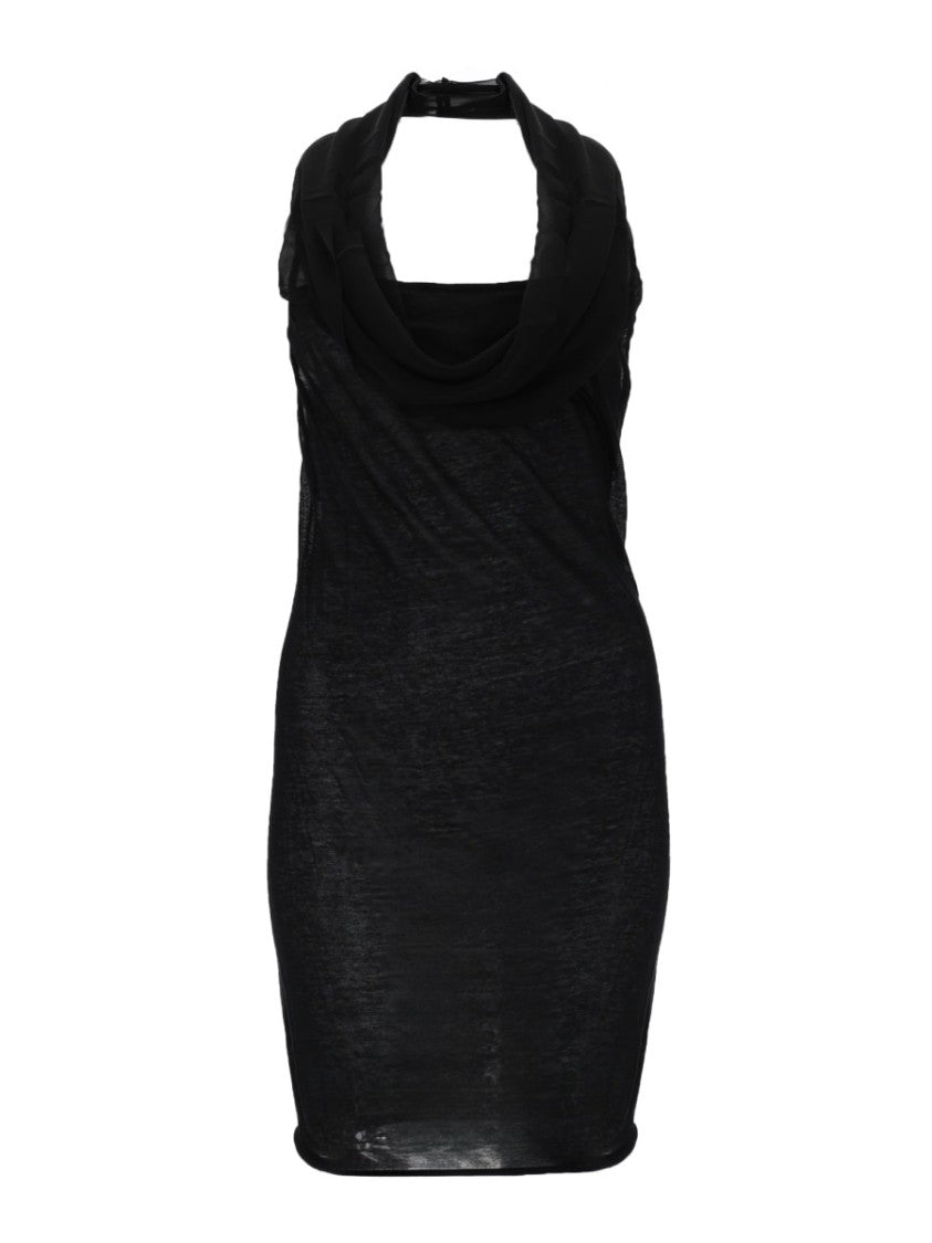 Rick Owens Sunburn Halter Cowl Open Back Top