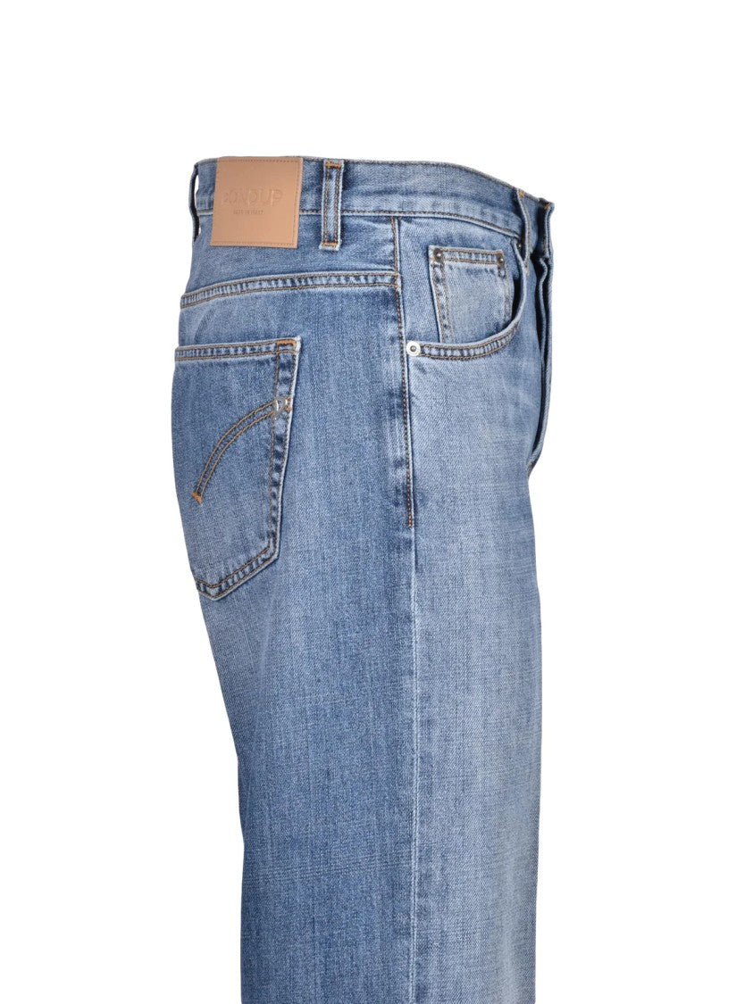 Dondup Blue Jacklyn Cotton Jeans
