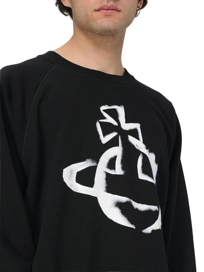 Vivienne Westwood Relaxed Fit Black Sweatshirt