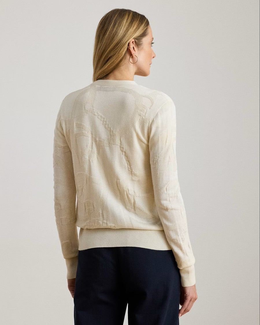 Lauren Ralph Lauren Denzel Long Sleeve Cardigan