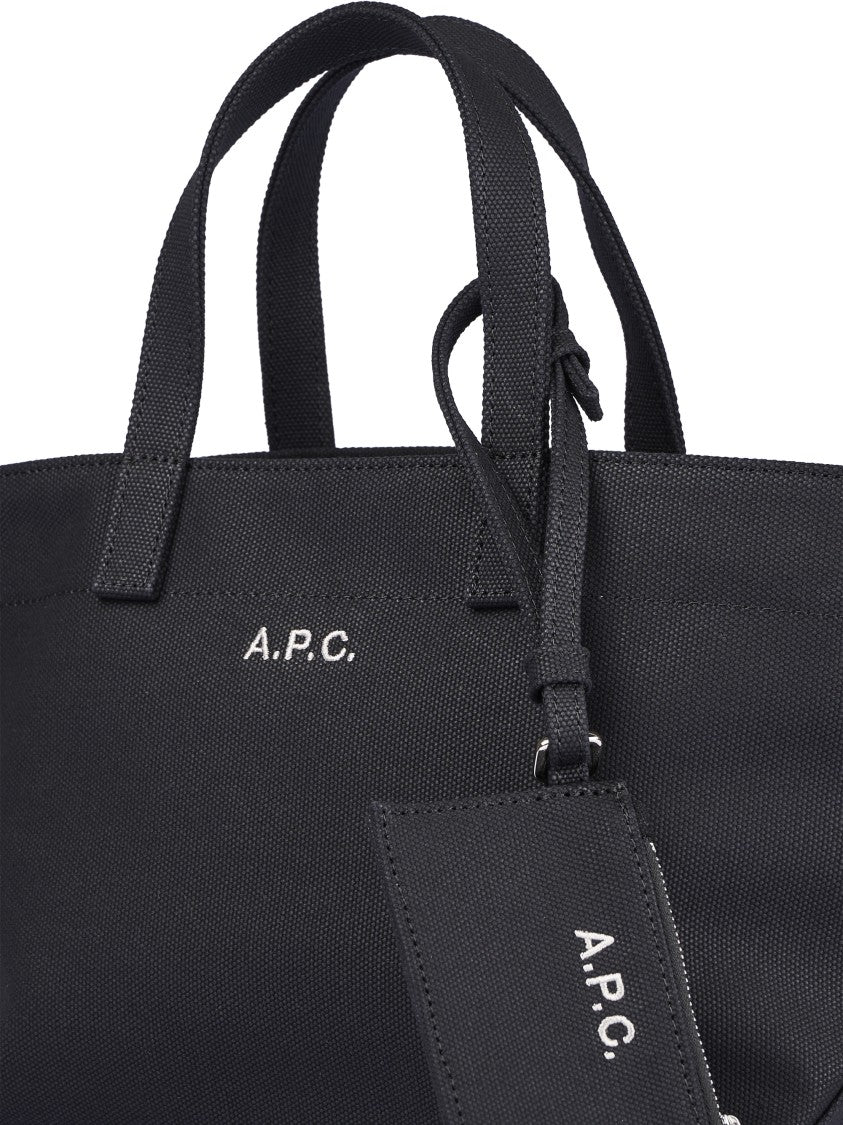 A.P.C. Small Rectangular Tote Bag With Detachable Pouch