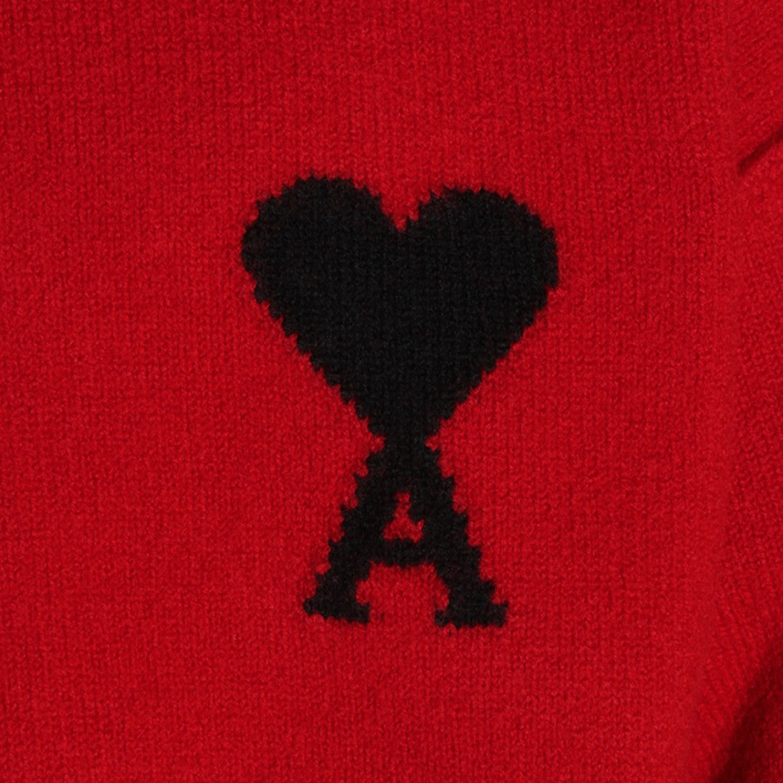 Ami Paris Relaxed Fit Heart Emblem Crewneck Sweater