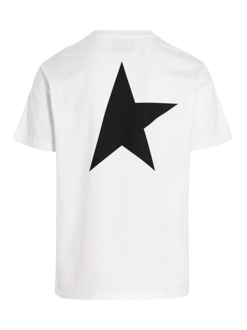 Golden Goose White Iconic Logo Cotton T-Shirt
