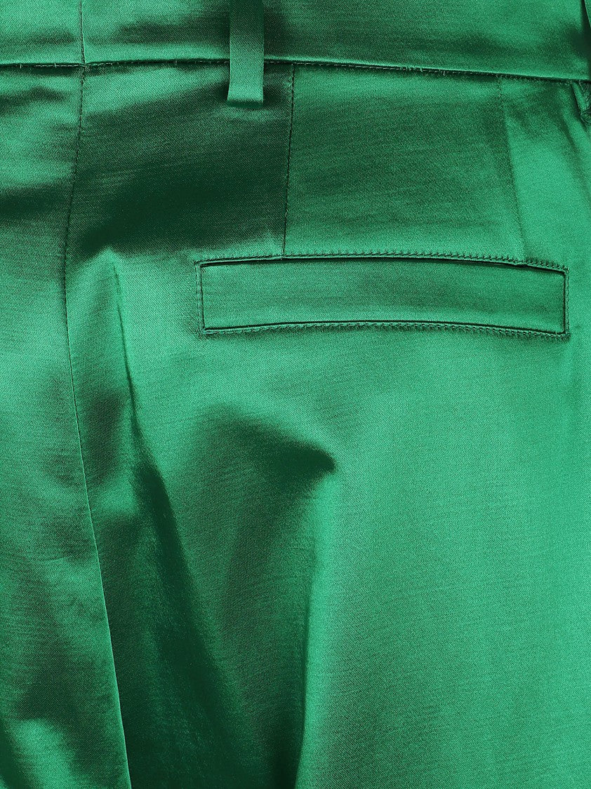 Dries Van Noten Straight-Leg Trousers With Defined High Waist And Discreet Closure