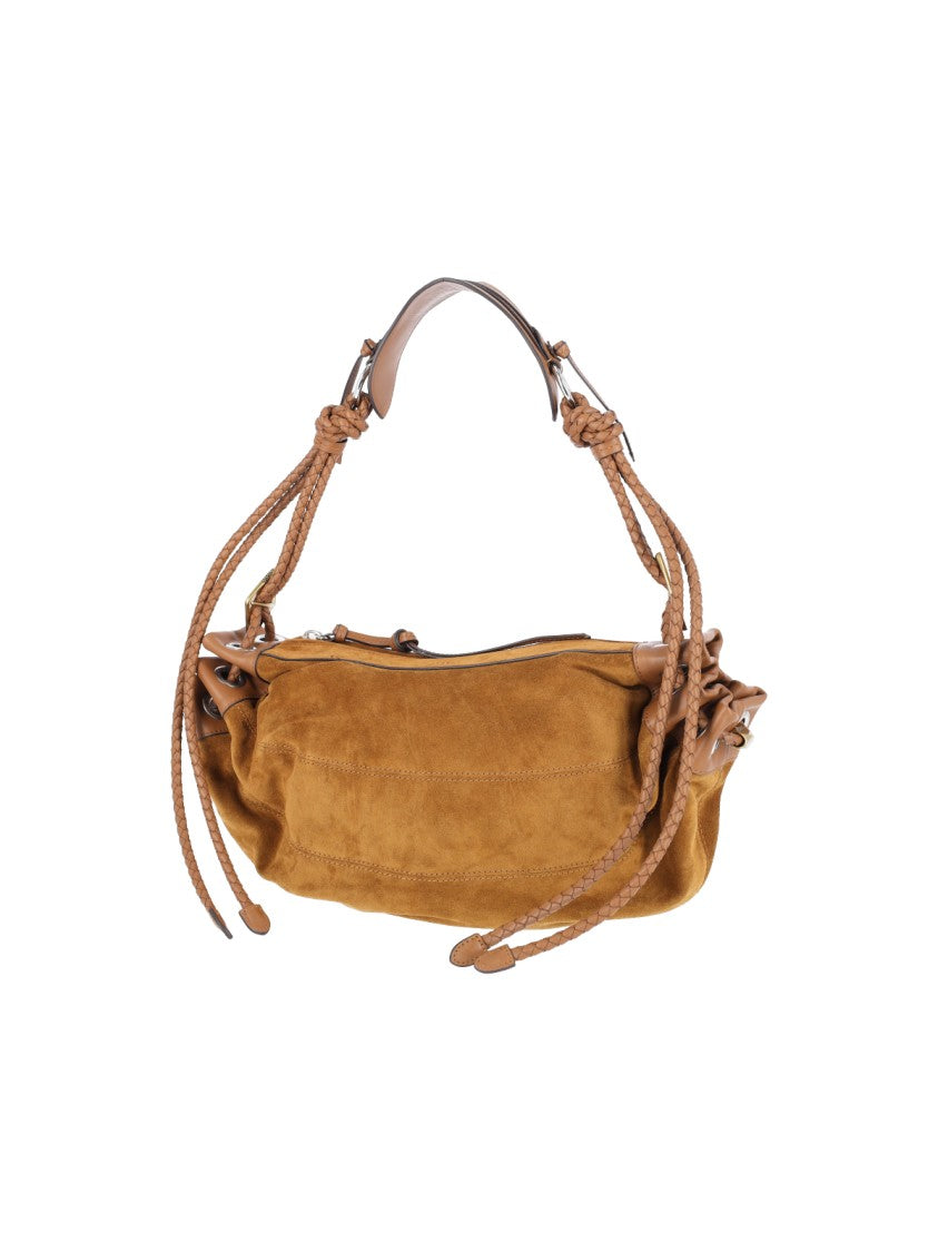 Isabel Marant Suede Shoulder Bag "Maia" With Braided Handle