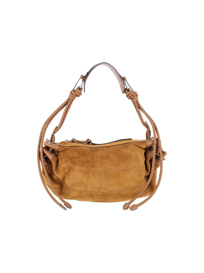 Isabel Marant Suede Shoulder Bag "Maia" With Braided Handle