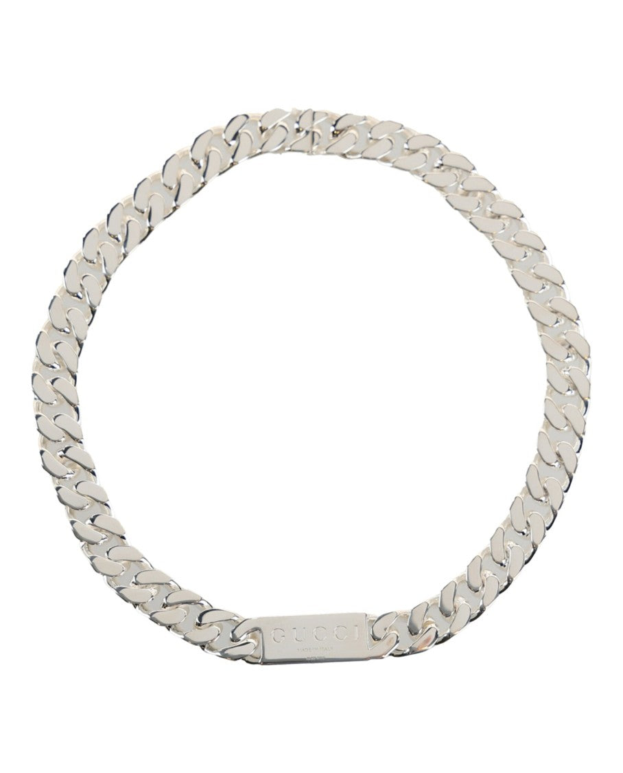 Gucci Trademark Enamel Chain Necklace