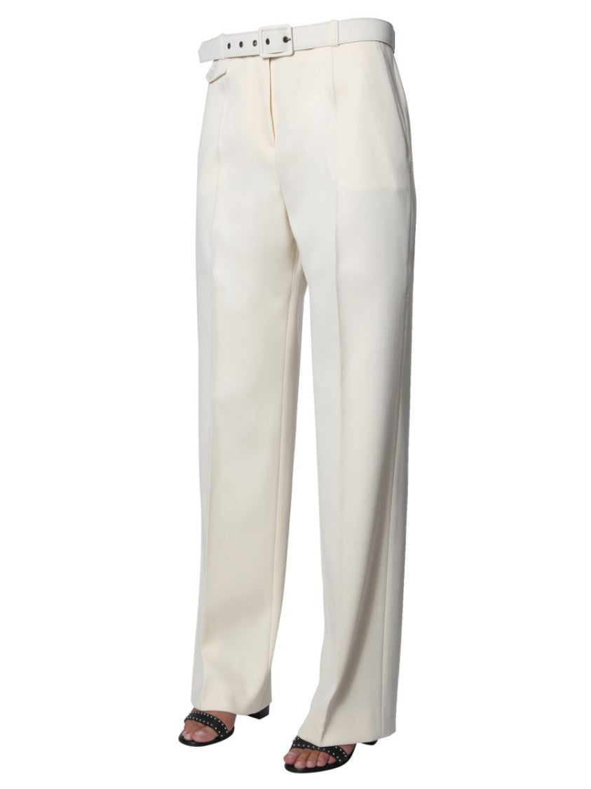 Givenchy High-Waisted Tailored Pants With Matching Belt