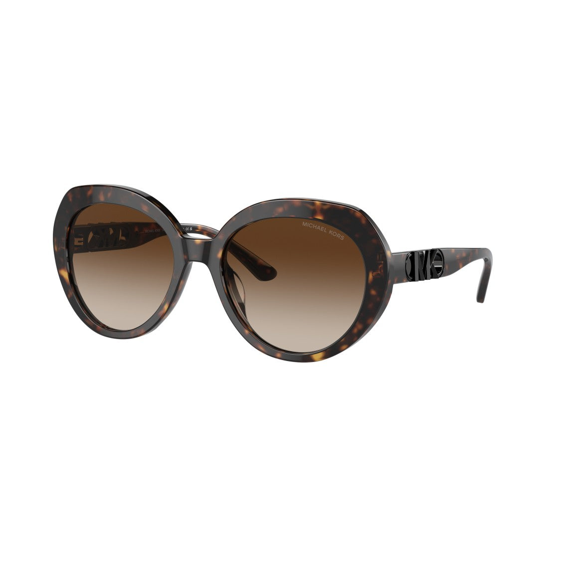 Michael Kors 0Mk2214u Oversized Round Sunglasses With Tortoiseshell Frame