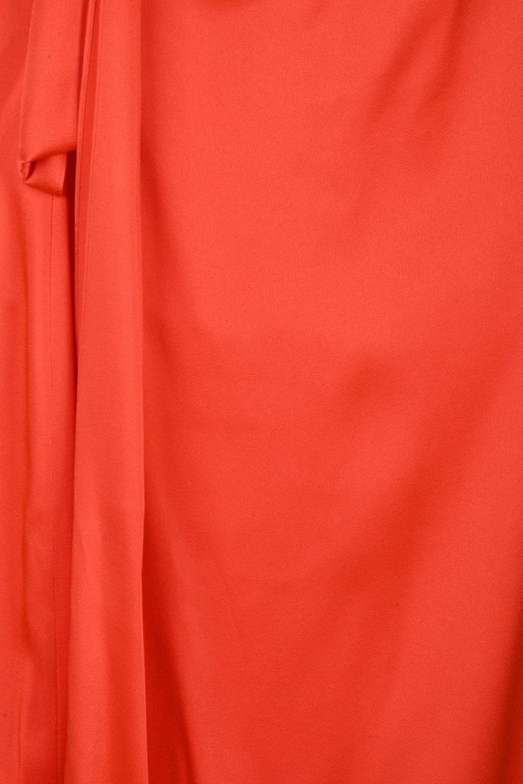 Max Mara Cerchio One-Shoulder Long Dress - Red