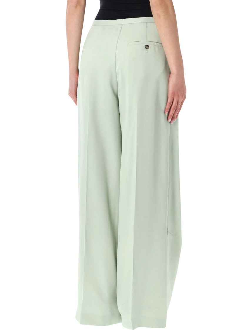 Alberta Ferretti Wide Leg Viscose Palazzo Pants