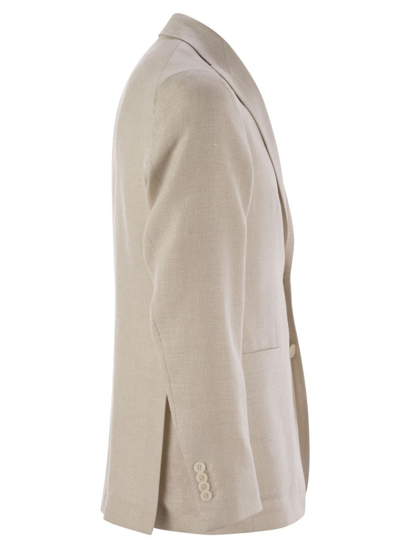 Tagliatore Virgin Wool And Linen Jacket