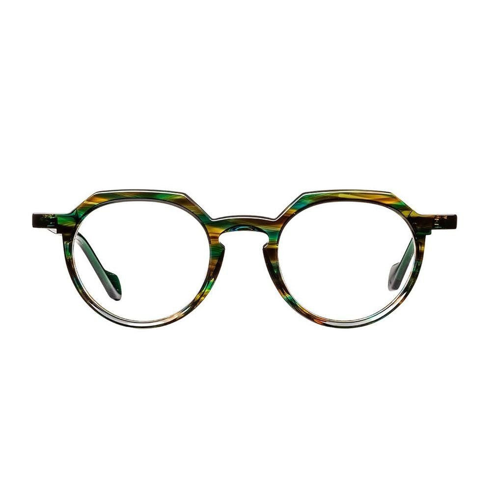 Matttew Hylo Round Acetate Sunglasses With Geometric Details