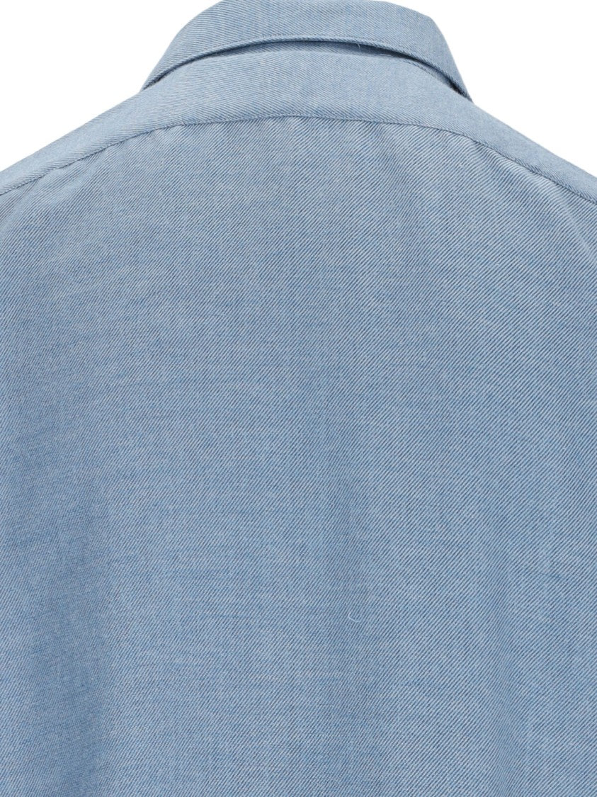 Finamore 1925 "Milano" Shirt In Light Blue
