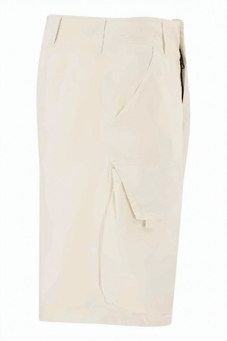 Stone Island Minimalist Neutrals Stone Island Shorts With Flap Pocket