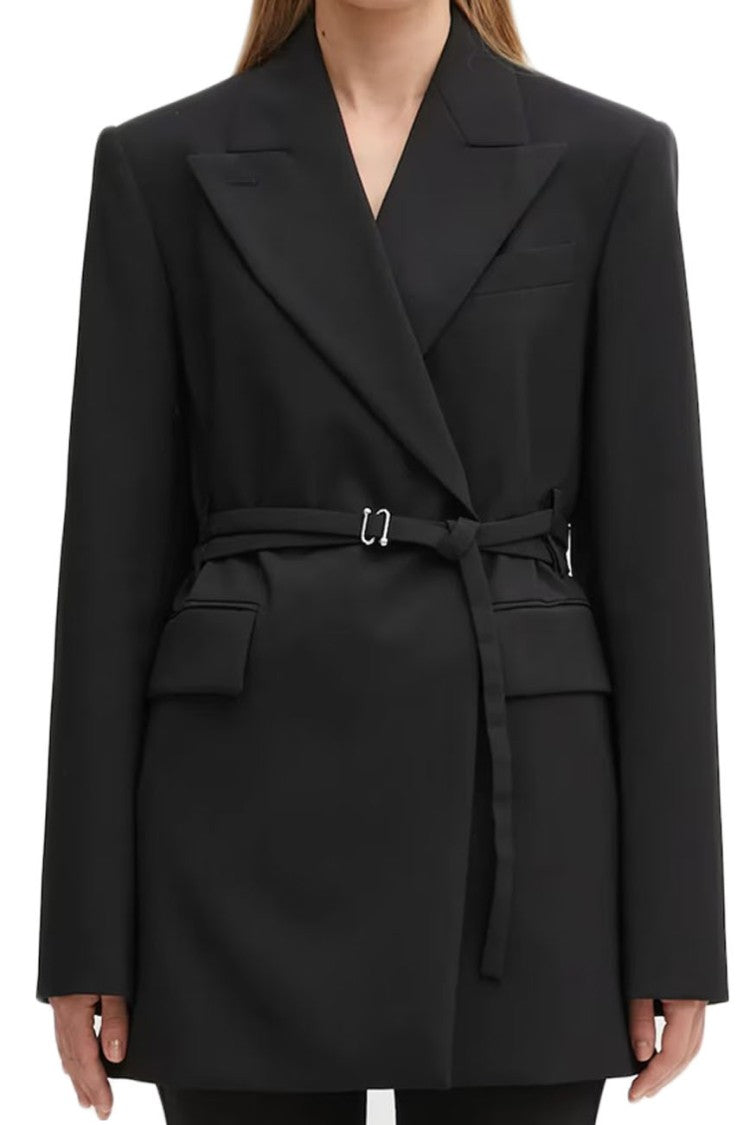 Max Mara Belted Tailored Coat With Structured Silhouette
