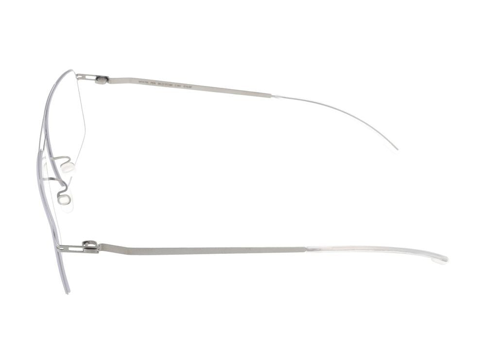 Mykita Minimalist Shiny Silver Acetate-Titanium Optical Glasses