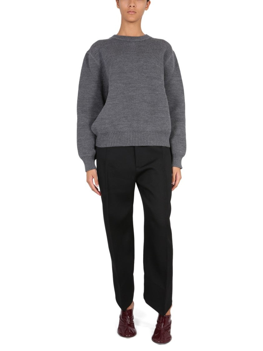 Bottega Veneta Tailored Compact Wool Pants With Hook