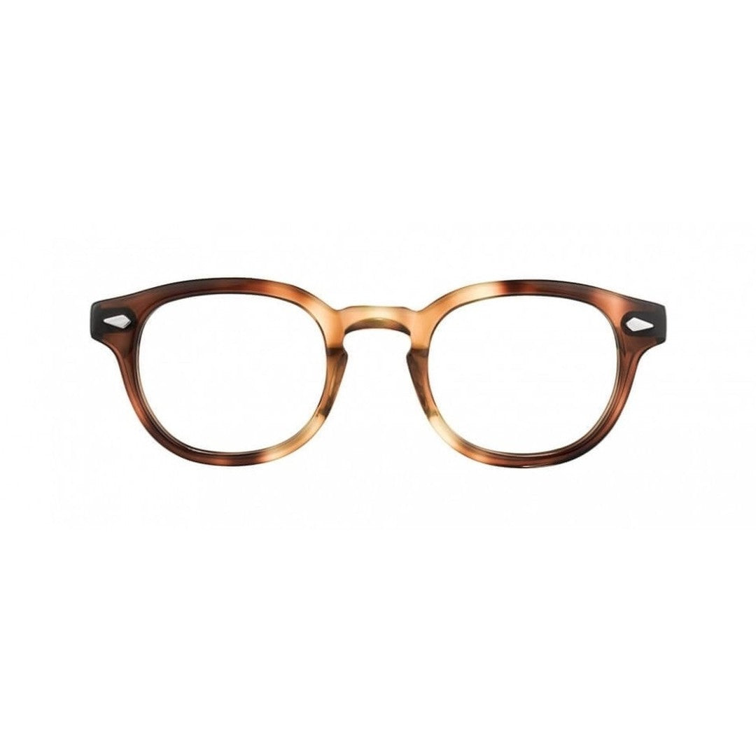 Moscot Or-Lem-O Lemtosh Timeless Tortoiseshell Acetate Eyeglasses With Keyhole Bridge