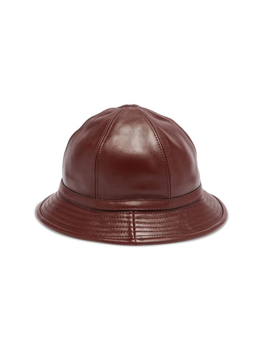 Gucci Horsebit Lambskin Leather Bucket Hat