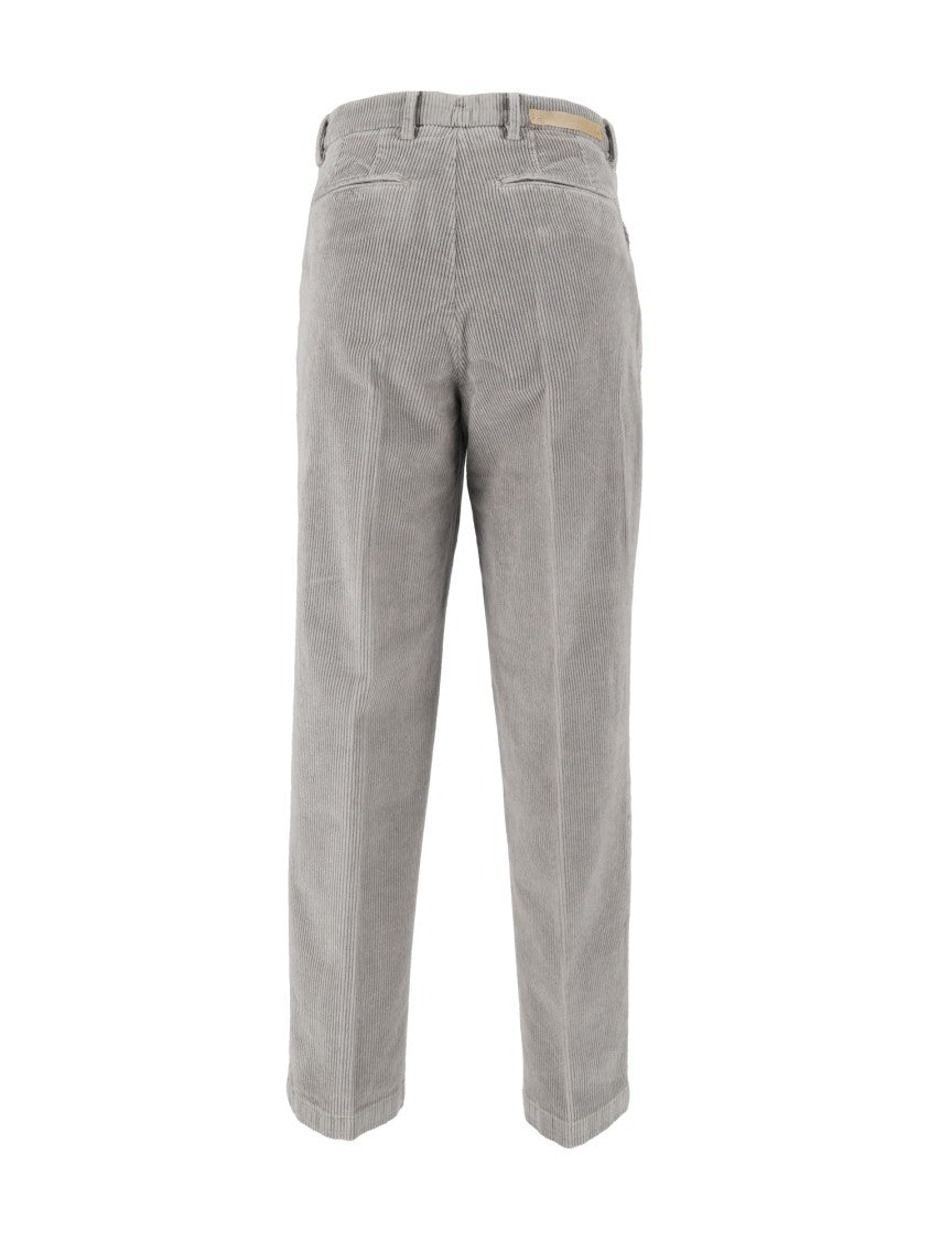 Briglia Straight-Leg Cropped Corduroy Pants