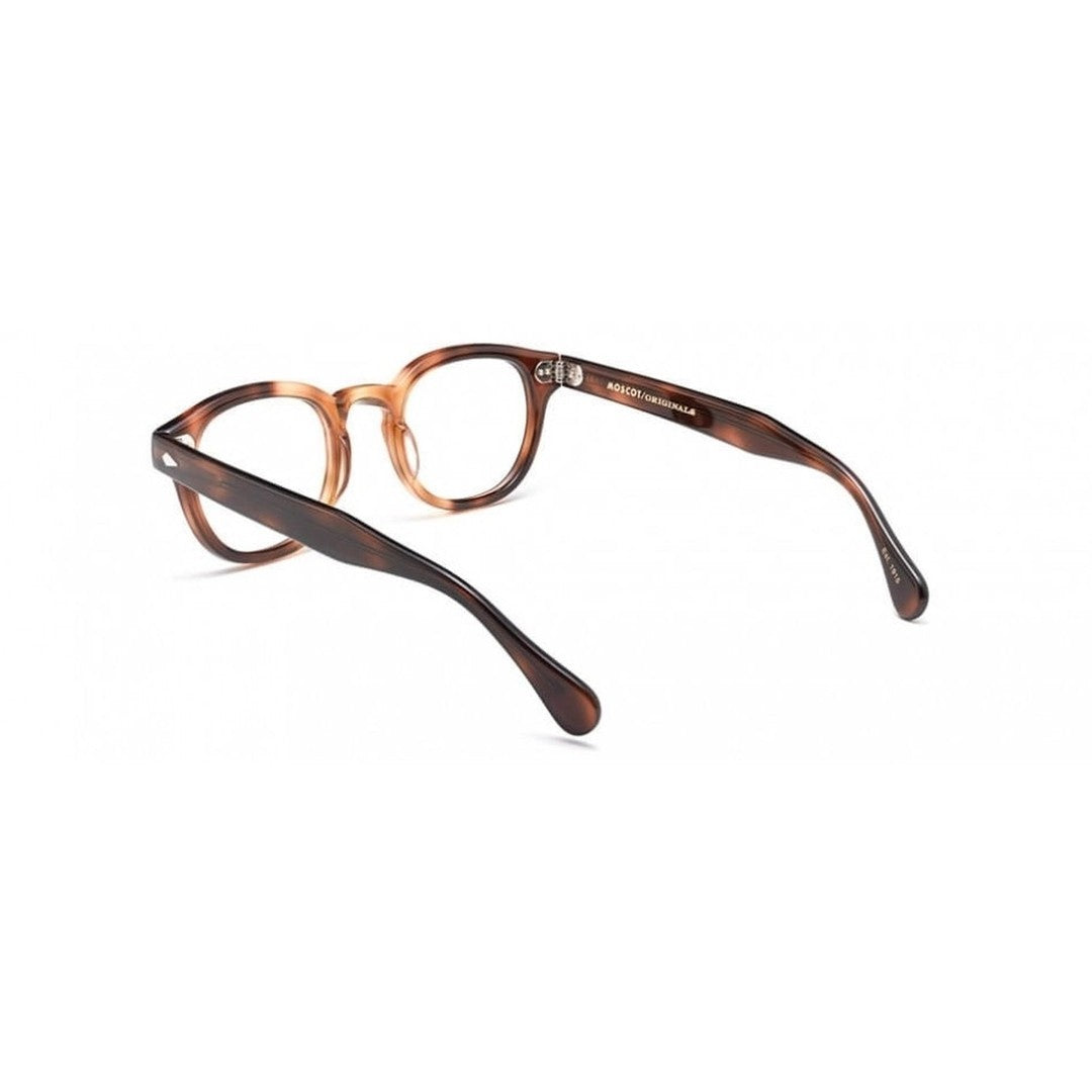 Moscot Or-Lem-O Lemtosh Tortoiseshell Acetate Eyeglasses With Keyhole Bridge