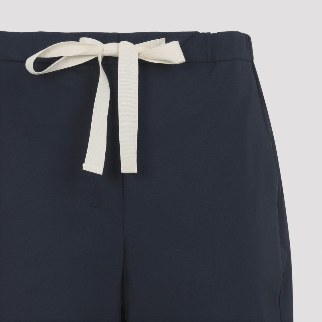 Max Mara Vibrant Blue Cotton Trousers