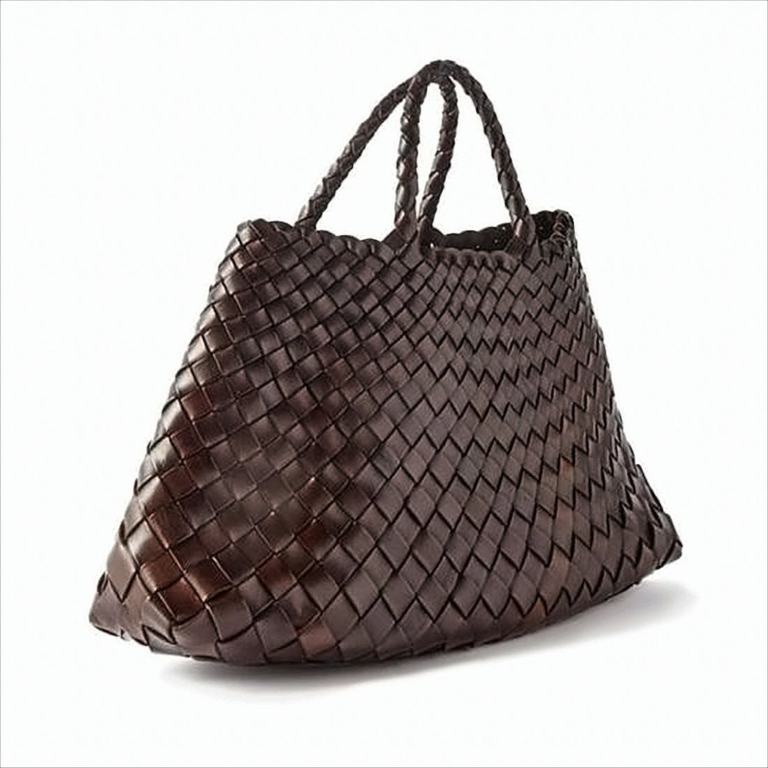Dragon Diffusion Woven Buffalo Leather Tote Bag