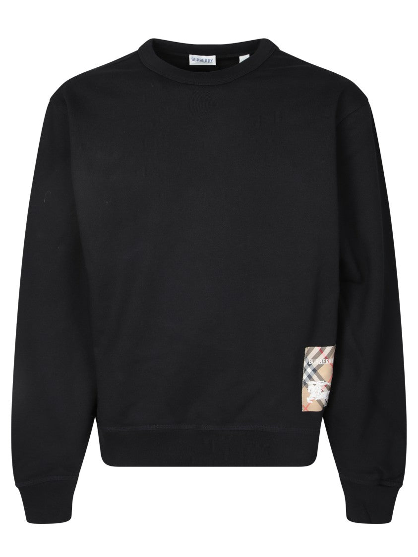 Burberry Long Sleeve Black Sweatshirt