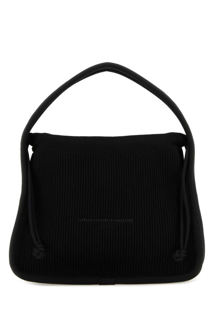 Alexander Wang Structured Black Bag With Smooth Texture And Clean Lines