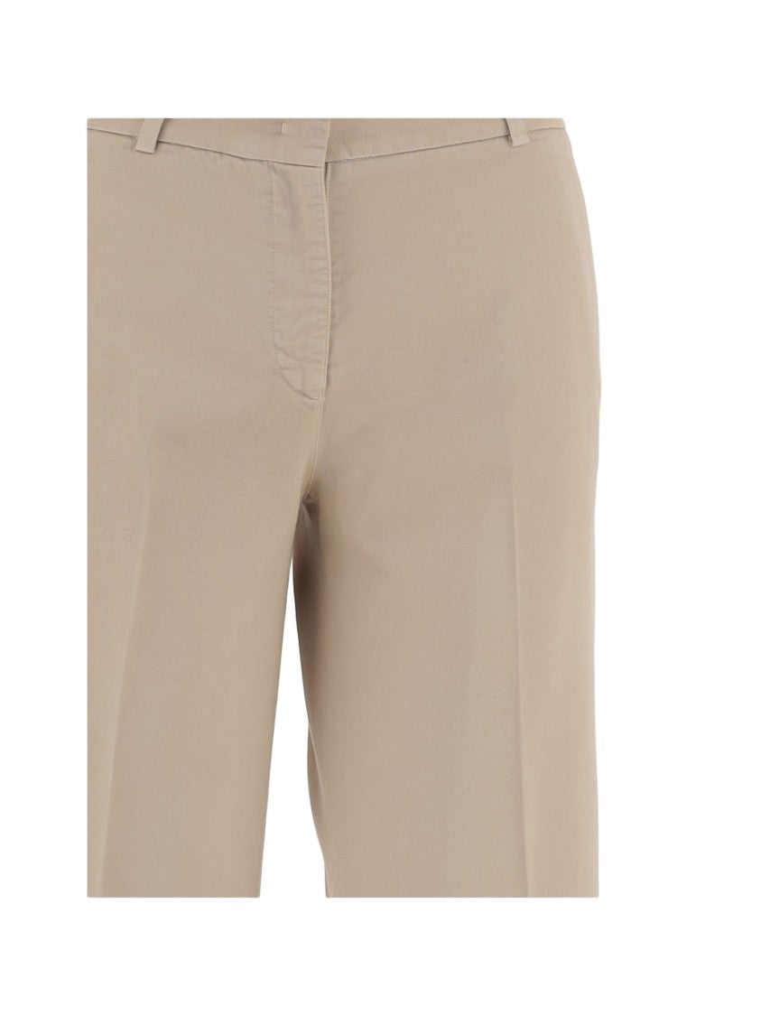Ql2 Tailored Wide-Leg Trousers
