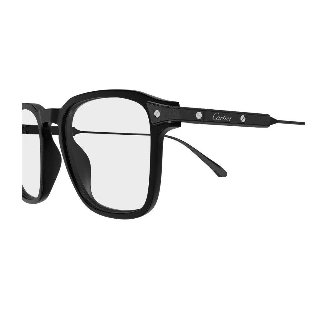 Cartier Black Santos De Cartier Acetate-Blend Glasses