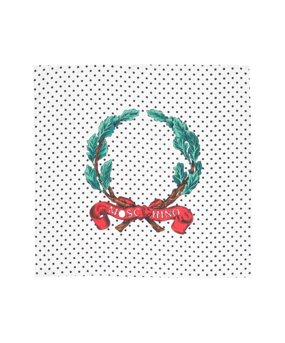 Moschino Polka Dot Scarf