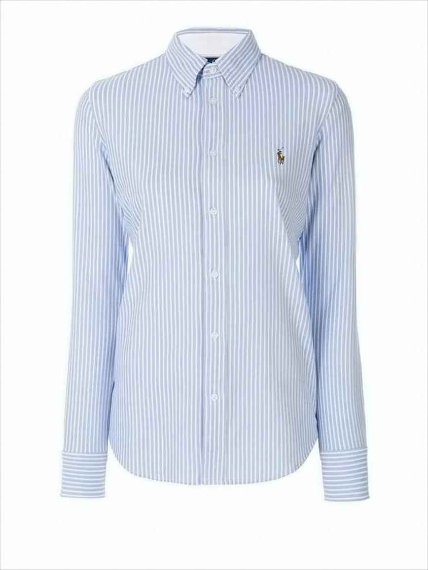 Polo Ralph Lauren Tailored Stripe Button-Up Shirt With Pointed Collar