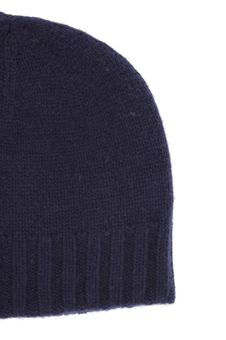 Drumohr Reversible Pure Cashmere Beanie Biscottino Design