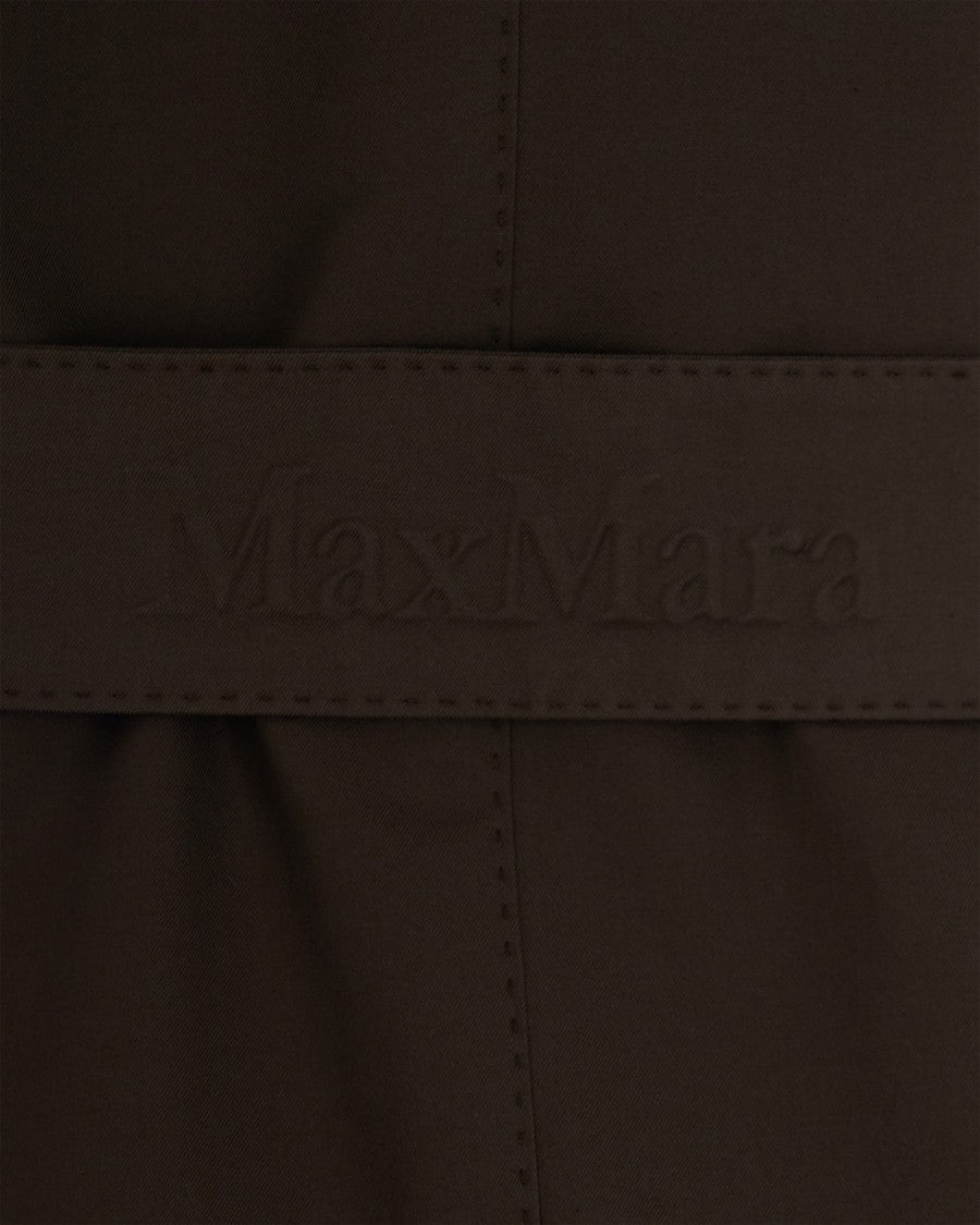 Max Mara Green Oversized Antigoccia Trench