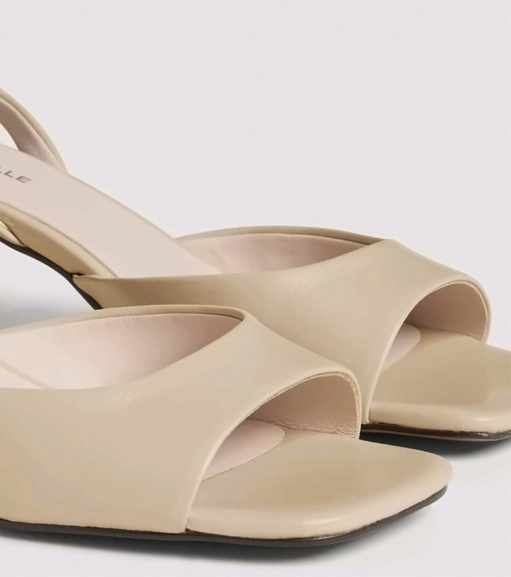 Coccinelle Everyday Smo Leather Chunky Heel Sandals