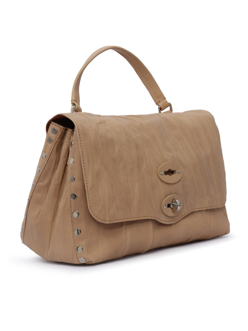 Zanellato Srl Beige Lio Grande Postina Plissé Small Size