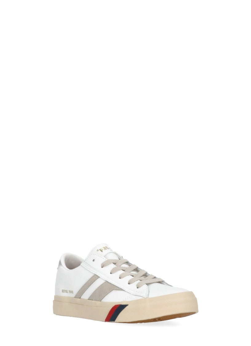 Pro-Keds White Royal Classic Suede Sneakers