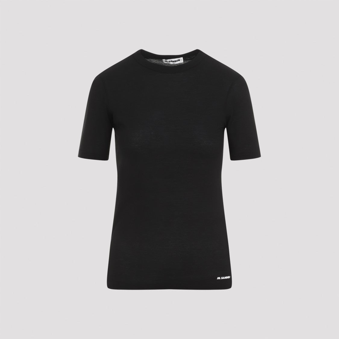 Jil Sander Black Cotton T-Shirt