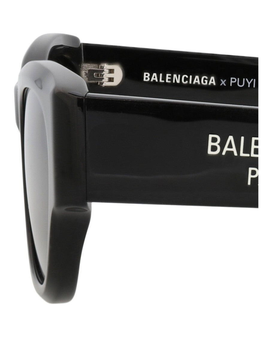 Balenciaga Square-Frame Recycled Acetate Sunglasses
